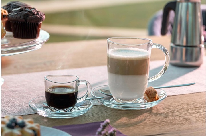 Actual product image Leonardo Espresso cup Napoli 50 ml, 6 pieces, Transparent (80 ml, 6 x)