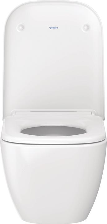 Actual product image Duravit Wall-hung WC HAPPY D.2 RIMLESS deep, 365x540mm HygieneGlaze white