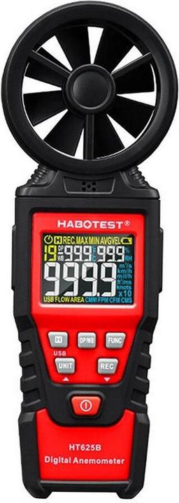 Actual product image Habotest Digital Anemometer HT625B, USB (Temperature measuring device)