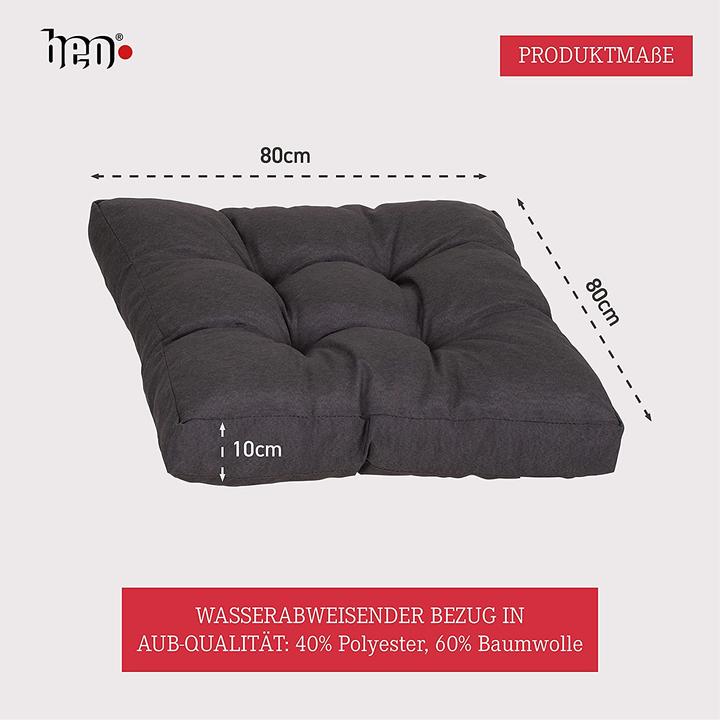 Immagine prodotto Beo Garden Set 2x Cuscino da salotto (80 x 80 x 10 cm)