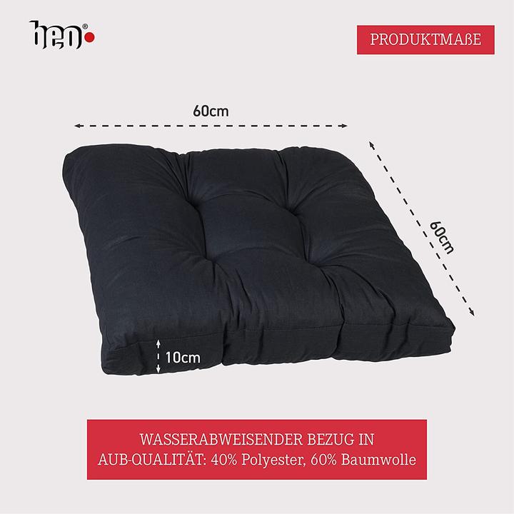 Actual product image Beo Garden Set 2x lounge cushion seat (60 x 60 cm)