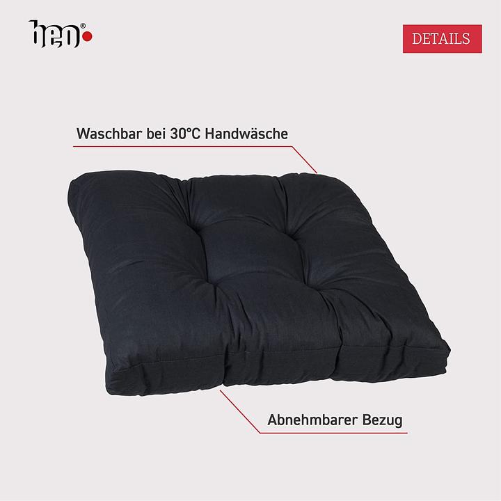 Actual product image Beo Garden Set 2x lounge cushion seat (60 x 60 cm)