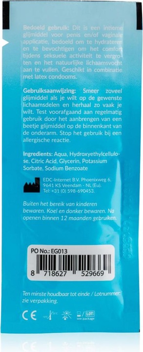 Productafbeelding EasyGlide Waterbased Lubricant (10 ml)