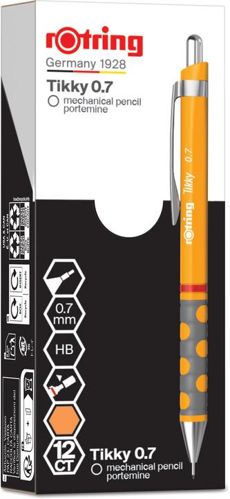 Actual product image Rotring Minenbleistift Tikky 0.7 mm, Gold (0.70 mm, HB, 1 x)