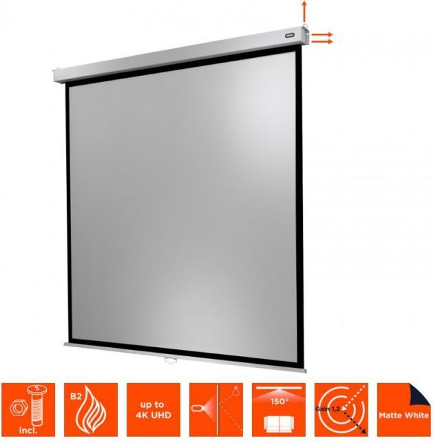 Actual product image Celexon Manual Professional Plus Square format - Screen - Ceiling mounting possible, suitable (255", 1:1)