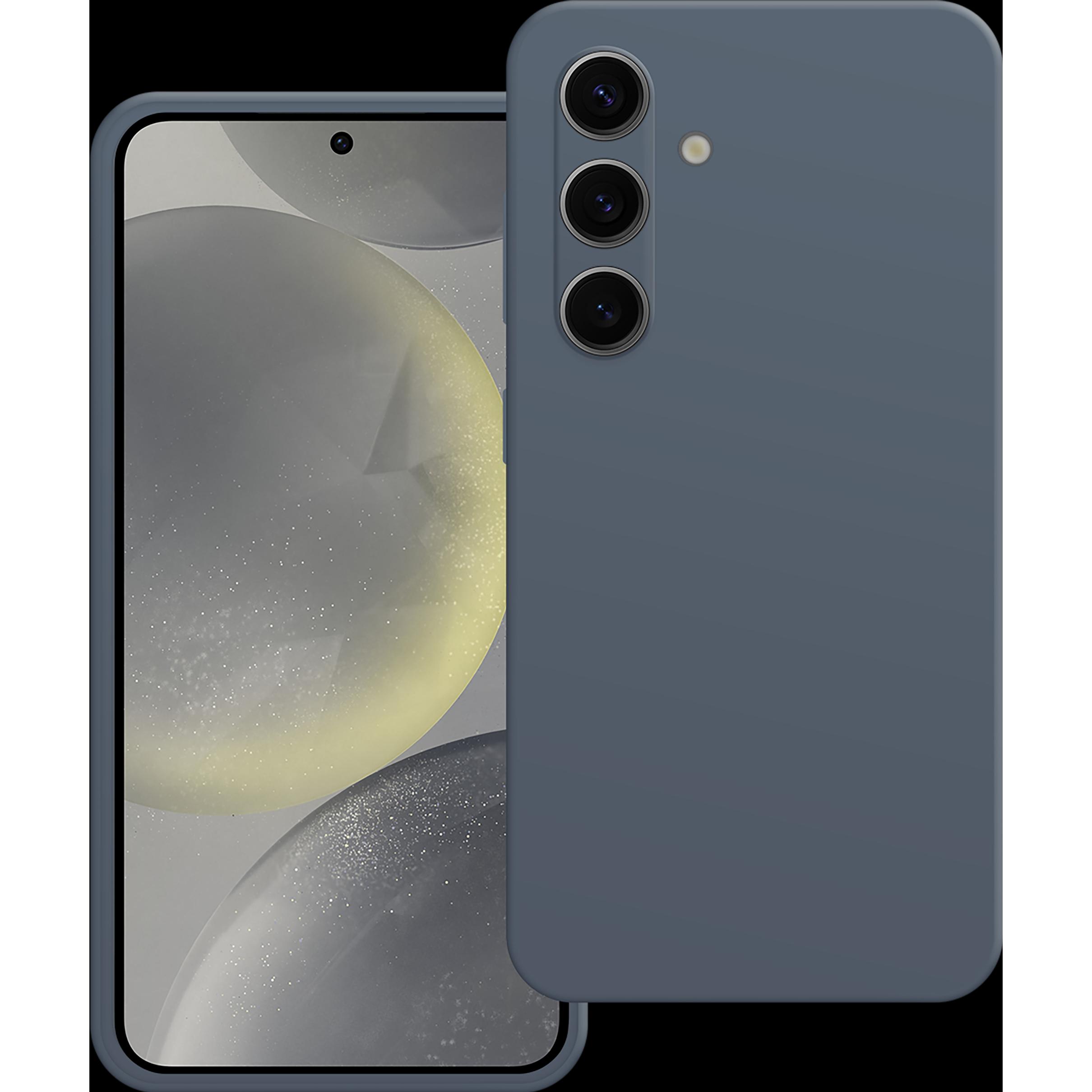 Thumbnail - Cazy Silikon Hülle Kompatibel mit Samsung Galaxy S24 - Soft TPU Schutz - (Samsung Galaxy S24+), Smartphone Hülle, Blau