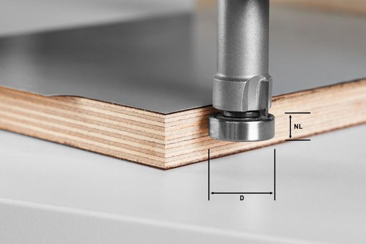 Produktbild Festool Bündigfräser HW/KLS D22/8-OFK