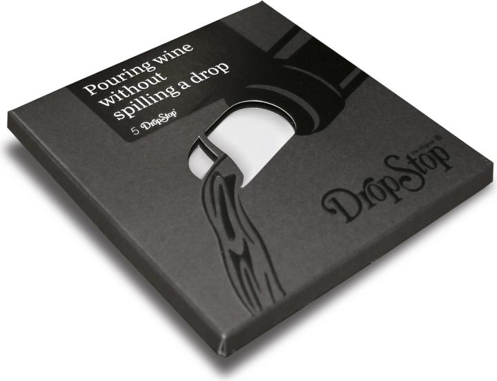 Drop Stop 5 silver DropStop Original in Minidisc (Wine pourer)