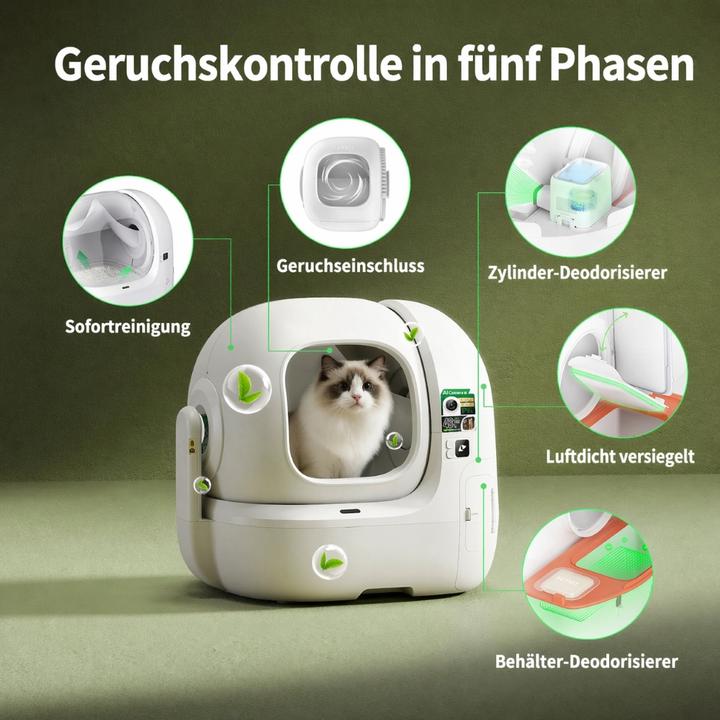 Image du produit Petkit Purobot Max Pro 2 (Bac à litière autonettoyant, Bac à litière fermé)