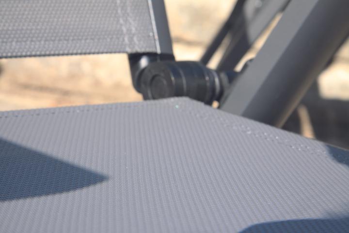 Actual product image Acamp Set 4x SPRING folding chairs + 1x ALPHA glass table (160 x 80 x 110 cm)