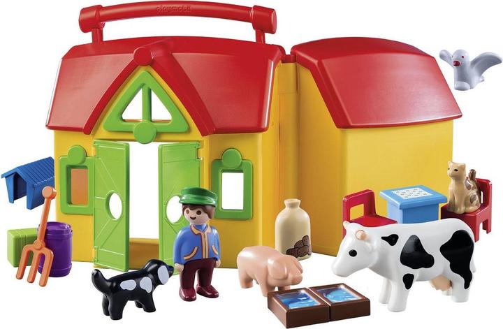 Immagine prodotto Playmobil La mia fattoria da asporto (6962, Playmobil 1.2.3)