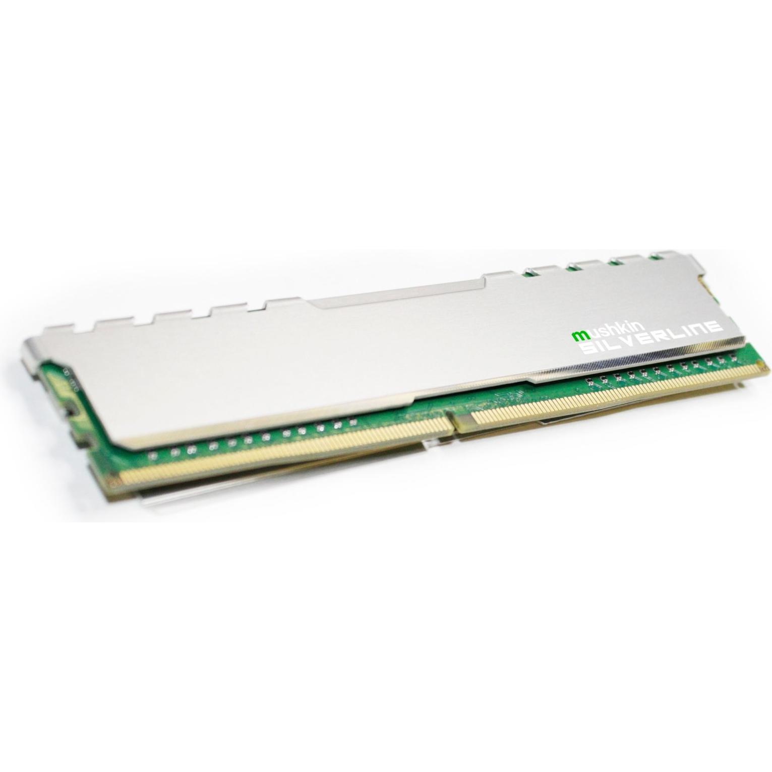 Thumbnail - Mushkin DDR4 - 32 GB -3200 - CL - 22 - Single, Silverline (sidabrinis, MSL4U320NF32G) (1 x 32GB, 3200 MHz, DDR4-RAM, DIM...
