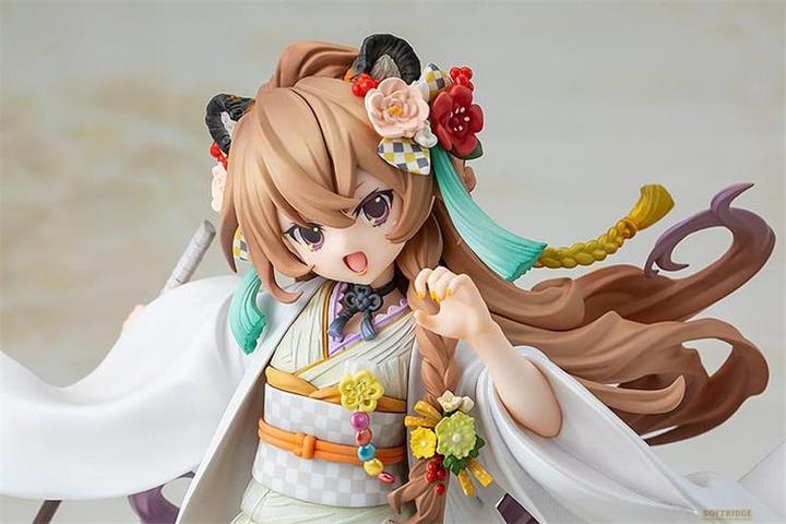 Actual product image Kadokawa Toradora! PVC Statue Taiga Aisaka: White Kimono Ver. 22 cm