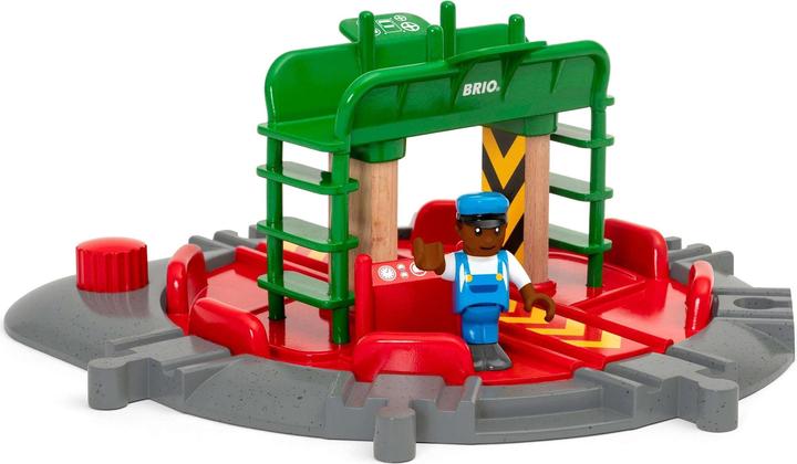 Actual product image Brio Locomotive turntable with control bridge