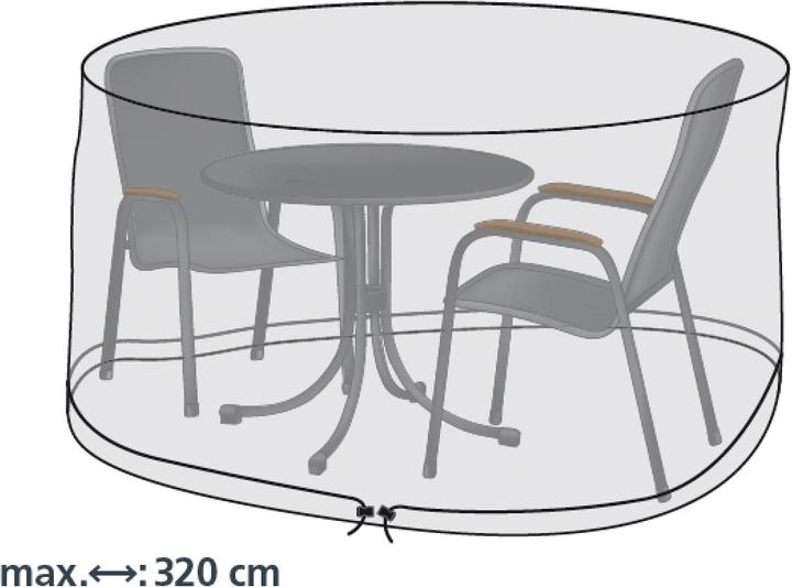 Actual product image Acamp Cover for seating group round approx Ø 320x95cm