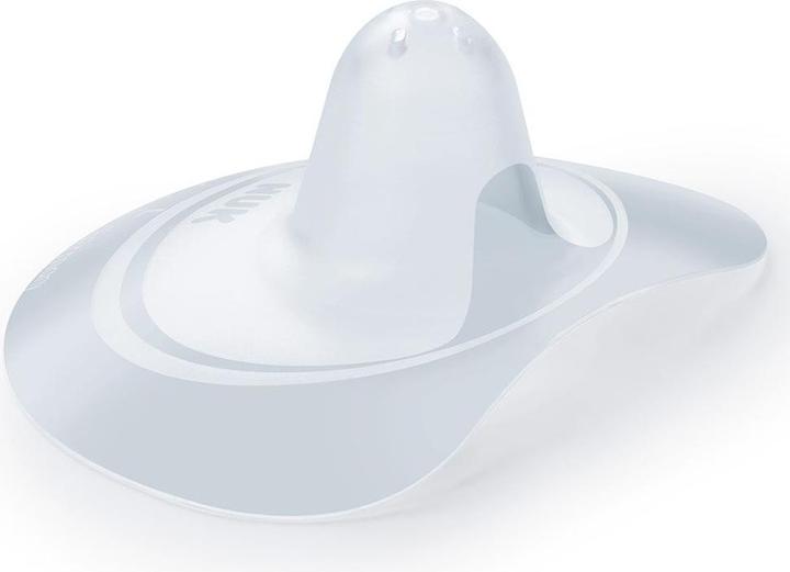 Produktbild NUK Brusthütchen zum Schutz empfindlicher Brustwarzen, Grösse L, 2 Stück, inkl. Schutzdose (L)
