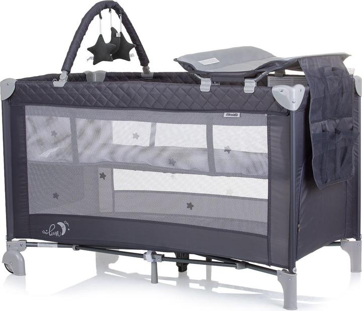 Actual product image Chipolino Travel cot Luna 2 levels