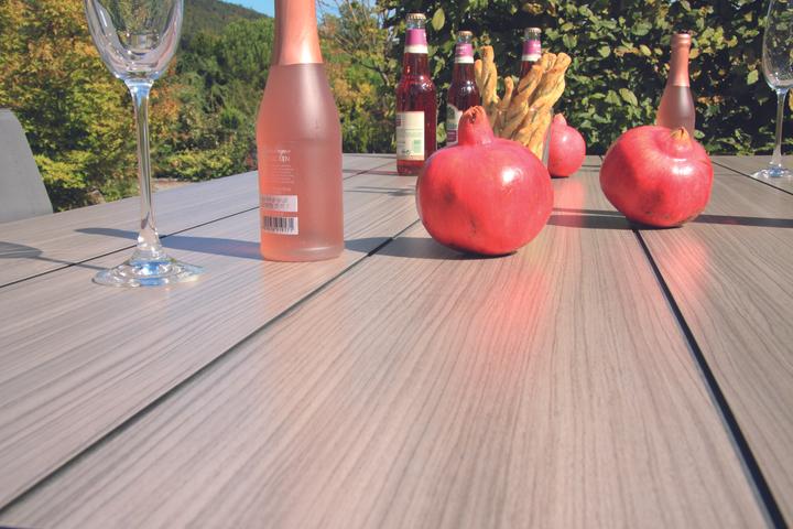 Produktbild Acamp BIARRITZ Gartentisch in edler Holzoptik