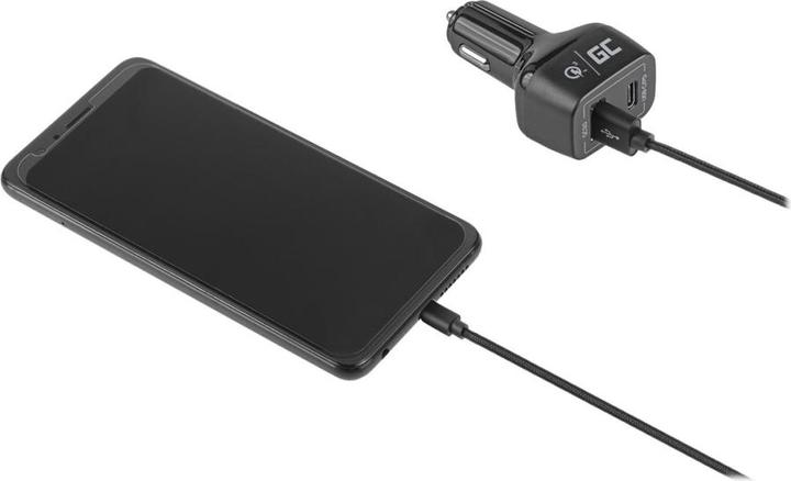 Actual product image GreenCell CAD33 - Indoor - Cigarette lighter - 12 V - Black