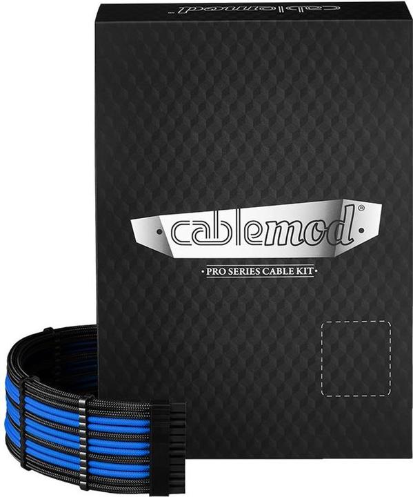Actual product image CableMod C-Series Pro ModMesh 12VHPWR Cable Kit for Corsair RM, RMi, RMx (Black Label) - black/bla