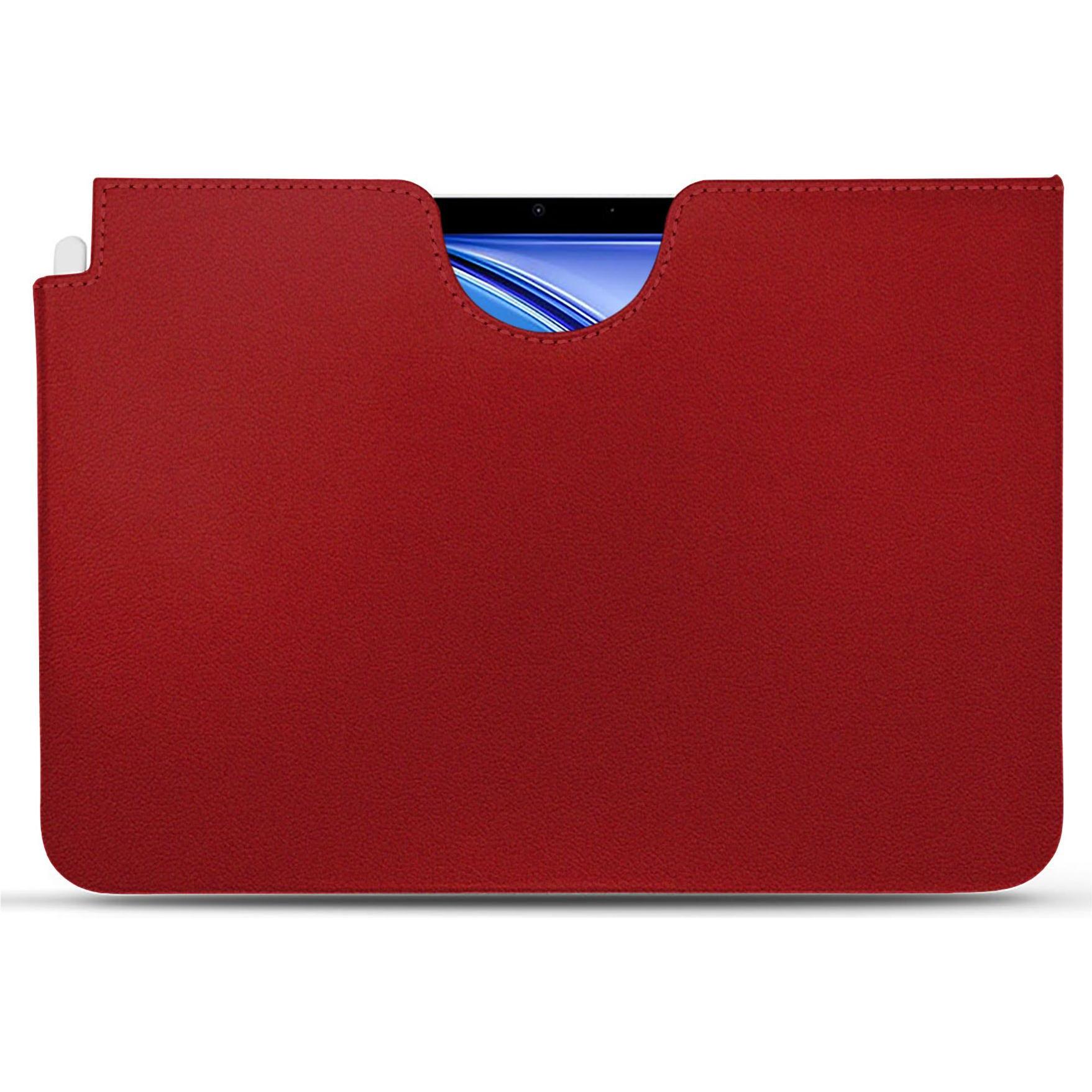 Noreve Lederschutzhülle (iPad Air 2020 (4. Gen), iPad Air 2022 (5. Gen)), Tablet Hülle, Rot