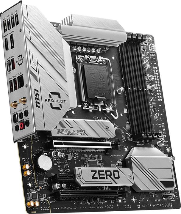 Produktbild MSI B760M Project Zero (LGA 1700, Intel B760, mATX)