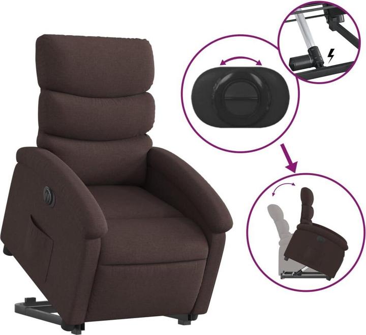 Image du produit vidaXL Relaxsessel mit Aufstehhilfe
