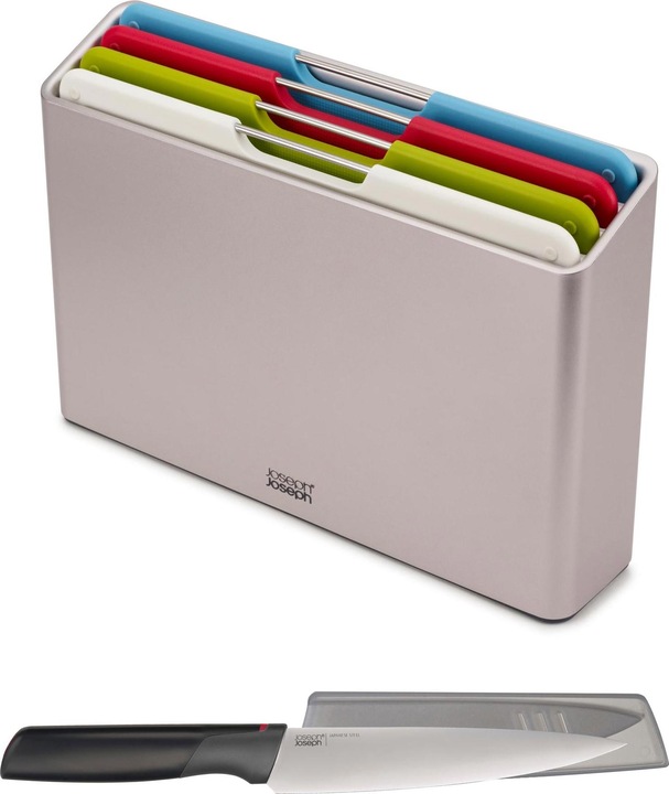Immagine prodotto Joseph Joseph Set di taglieri Folio incl. coltello da cuoco 30 cm x 20 cm