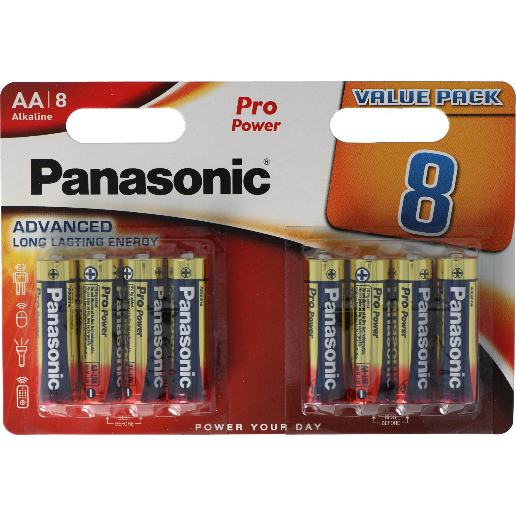Panasonic Pro Power (8 Stk., AA), Batterien + Akkus