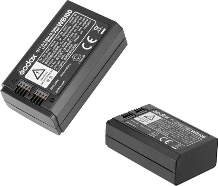 Actual product image Godox WB100 Battery for AD100 Pro (Flash unit battery)