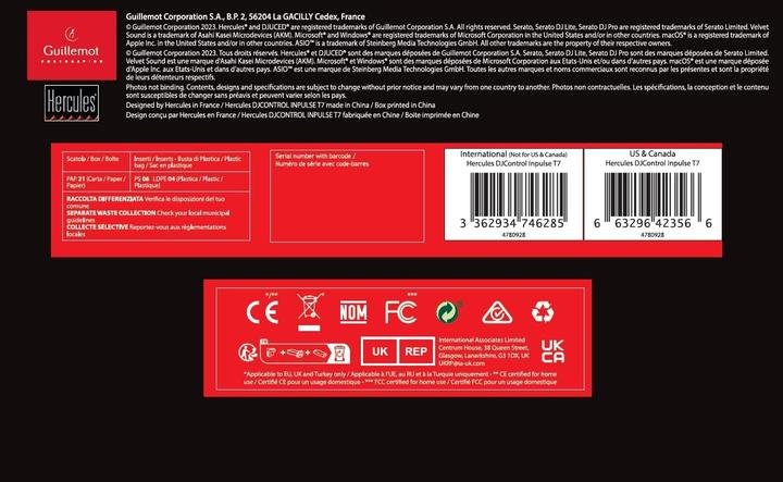 Actual product image Hercules DJControl Inpulse T7 Bag