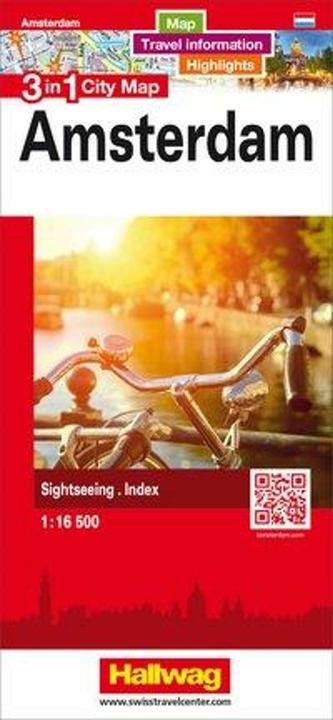 Actual product image Amsterdam 3 in 1 City Map 1:16 500