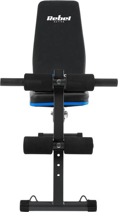 Actual product image Rebel Inclined training bench with leg lock and elasticated straps ACTIVE