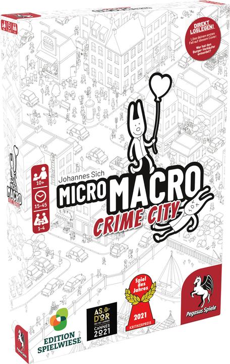 Pegasus MicroMacro: Crime City (Deutsch, 1 - 4 Spieler)