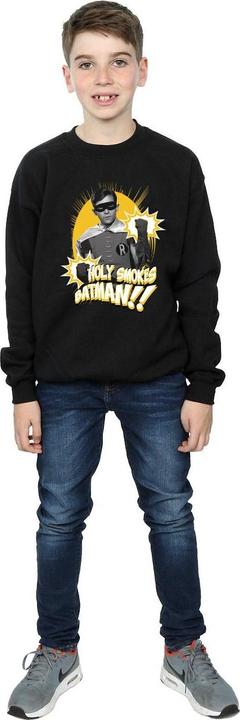 Image du produit - Sweat BATMAN TV SERIES ROBIN HOLY SMOKES - Garçon (152, 158)
