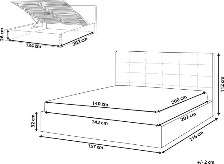 Actual product image Beliani Lorient (140 x 200 cm)