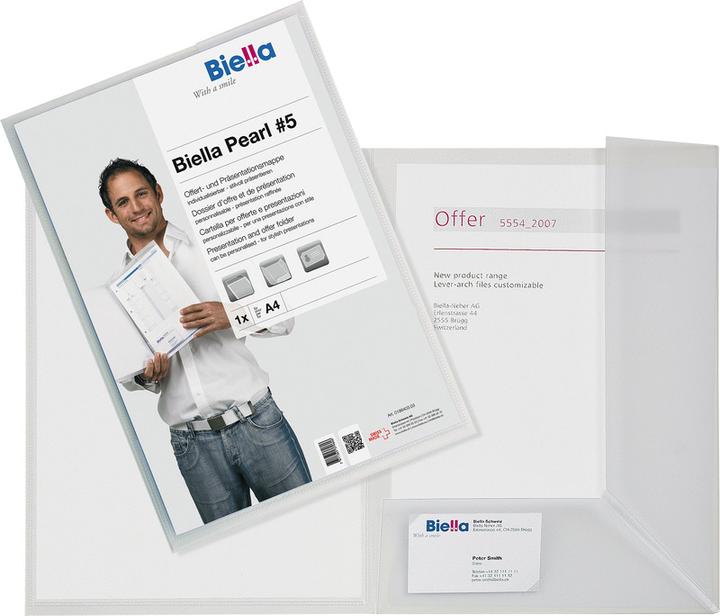 Produktbild Biella Präsentationsmappe Pearl #5 (A4, 1x)