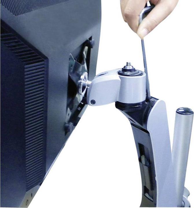 Produktbild SpeaKa Professional SuperFlex 2fach Monitorhalter, Tischmontage mit Gasdruck-Technik mit Grommet- und C-Klemme (Tisch, 27", 9 kg)