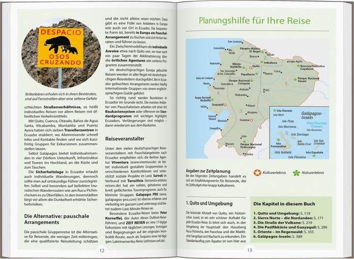 Produktbild Reise-Handbuch Reiseführer Ecuador, Galápagos-Inseln (Deutsch, Peter Korneffel, 2023)