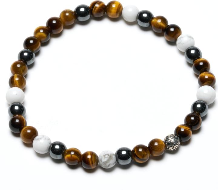 Actual product image Balibay Mago (20.50 cm, Gemstone, Hematite, Magnesite, 925 Sterling silver, Tiger's eye, Agate)
