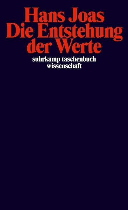 Produktbild Die Entstehung der Werte (Deutsch, Hans Joas, 1999)