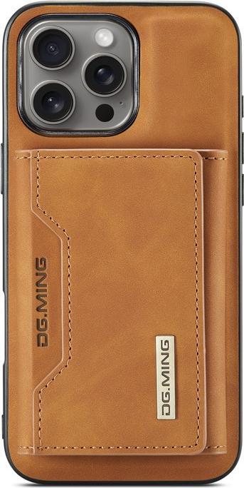 Produktbild Dg.Ming iPhone 15 Pro Max - Etui, Leder-Optik, Kartenfach & Magnetverschluss, Kamelbraun (Apple iPhone 15 Pro Max)