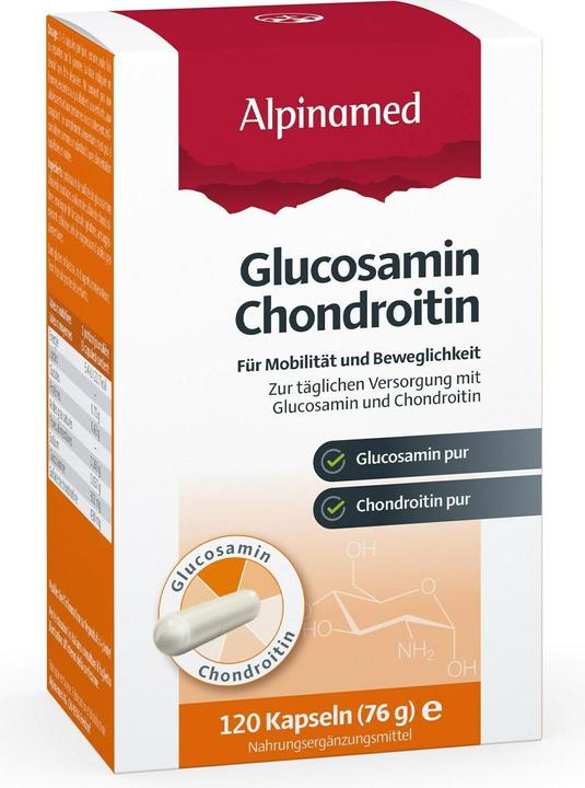 Produktbild Alpinamed Glucosamin Chondroitin (120 Stück, Kapseln, 120 g)