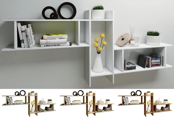 Actual product image VCM Wood wall shelf Sirola Maxi (188 x 20 x 80 cm)