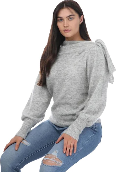 Actual product image Ted Baker Womens/Ladies Larbow Bow Embellished Jumper (38 D)