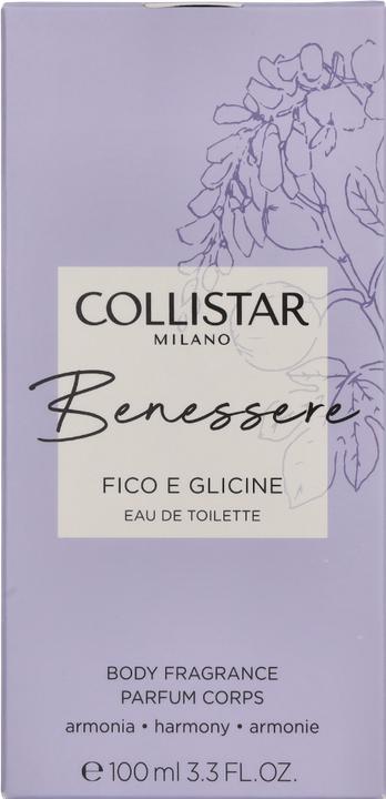 Actual product image Collistar Benessere Fig And Wisteria Eau De Toilette For Women (Eau de toilette, 100 ml)