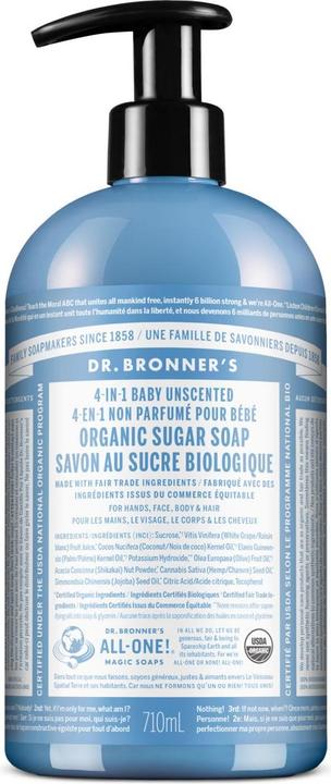 Produktbild Dr. Bronner's Sugar Soap (Flüssigseife, 710 ml)
