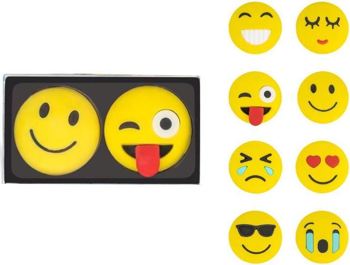Immagine prodotto Trendhaus Gomme CHILL AND SMILE Facce Pazze set di 2, assortite in 4 colori