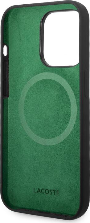 Productafbeelding Lacoste LCHMP14LSLOK iPhone 14 Pro 6.1" czarny/zwart hardcase Siliconen MagSafe (Apple iPhone 14 Pro)