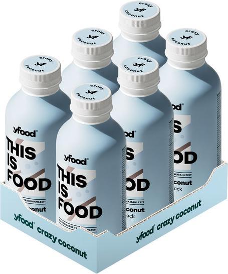 YFood Trinkmahlzeit Crazy Coconut (Kokos, 6x)